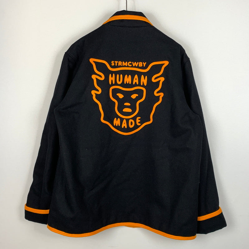 【中古品】【メンズ】 HUMAN MADE ヒューマンメイド 24AW REUNION JACKET HM28JK019 リユニオンジャケット ライトアウター テーラードジャケット 142-260808-ko-02-tei サイズ：XL カラー：ブラック 万代Net店
