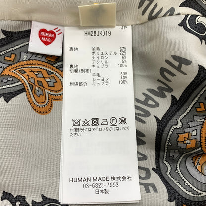 【中古品】【メンズ】 HUMAN MADE ヒューマンメイド 24AW REUNION JACKET HM28JK019 リユニオンジャケット ライトアウター テーラードジャケット 142-260808-ko-02-tei サイズ：XL カラー：ブラック 万代Net店