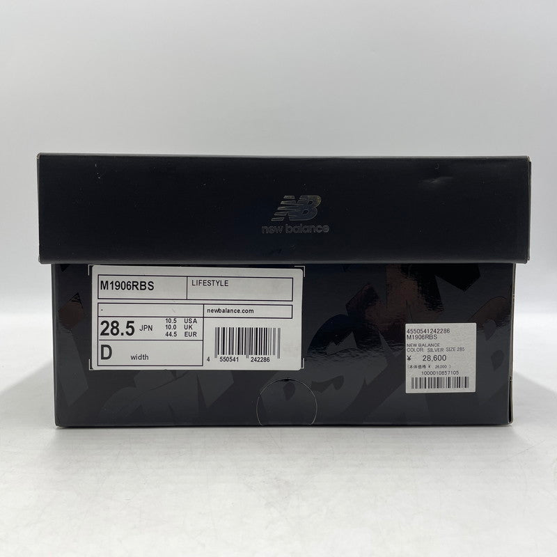 【中古品】【メンズ】 NEW BALANCE ニューバランス × THE BASEMENT ザ・ベースメント 別注コラボ LOW CUT SNEAKERS M1906RBS ローカット スニーカー 靴 シューズ 162-260811-yo-16-tei サイズ：28.5cm カラー：シルバー 万代Net店