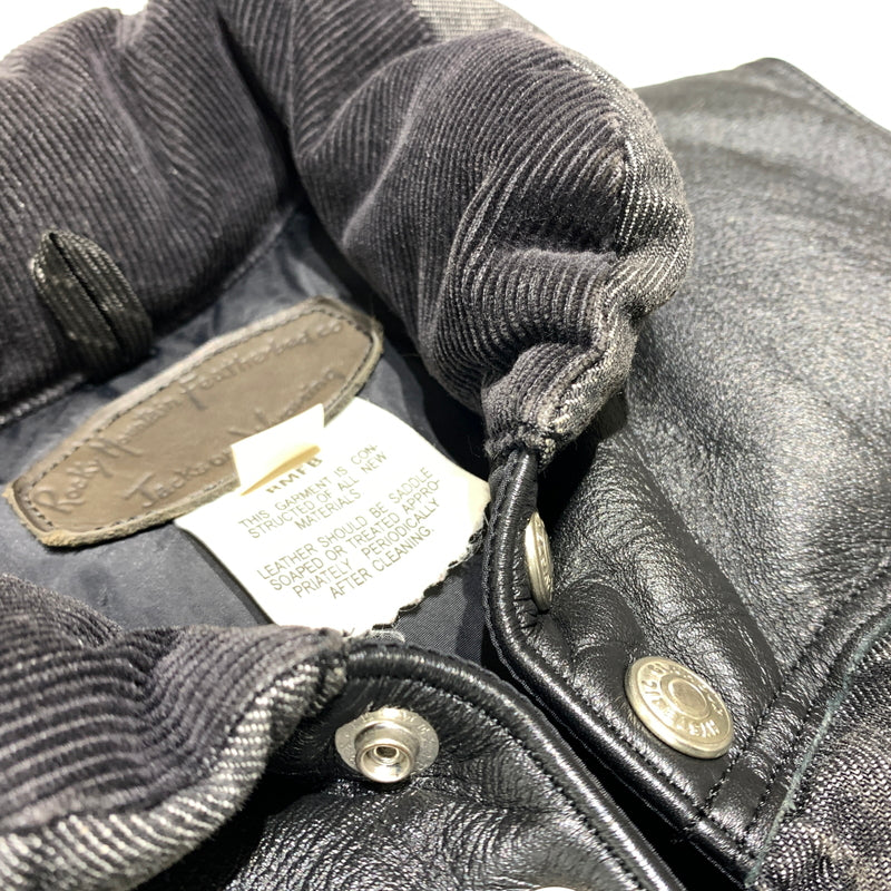 【中古品】【メンズ】 HYSTERIC GLAMOUR ヒステリックグラマー × ROCKY MOUNTAIN ロッキーマウンテン 別注 コラボ STUDS DENIM DOWN VEST 0263AV01 スタッズ デニムダウンベスト ライトアウター 140-260809-ko-16-tei サイズ：M カラー：グレー 万代Net店