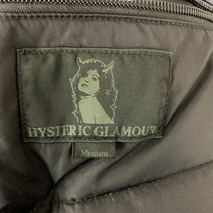【中古品】【メンズ】 HYSTERIC GLAMOUR ヒステリックグラマー × ROCKY MOUNTAIN ロッキーマウンテン 別注 コラボ STUDS DENIM DOWN VEST 0263AV01 スタッズ デニムダウンベスト ライトアウター 140-260809-ko-16-tei サイズ：M カラー：グレー 万代Net店