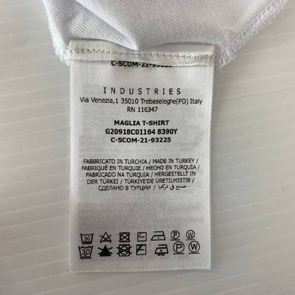 【中古品】【メンズ】 MONCLER モンクレール MESHDETAIL MAGLIA T-SHIRTS G20918C01164 8390Y メッシュディテール Tシャツ 半袖 トップス 141-260809-ko-17-tei サイズ：XS カラー：ホワイト 万代Net店