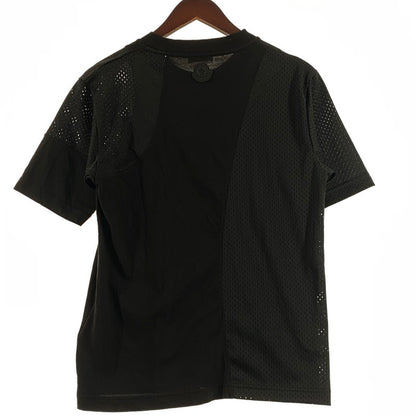 【中古品】【メンズ】 MONCLER モンクレール MESHDETAIL MAGLIA T-SHIRTS G20918C01164 8390Y メッシュディティール マリア Tシャツ 半袖 トップス 141-260809-sa-17-tei サイズ：S カラー：ブラック 万代Net店