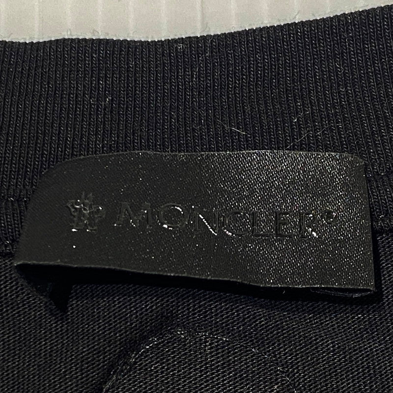 【中古品】【メンズ】 MONCLER モンクレール MESHDETAIL MAGLIA T-SHIRTS G20918C01164 8390Y メッシュディティール マリア Tシャツ 半袖 トップス 141-260809-sa-17-tei サイズ：S カラー：ブラック 万代Net店