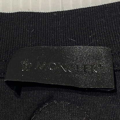 【中古品】【メンズ】 MONCLER モンクレール MESHDETAIL MAGLIA T-SHIRTS G20918C01164 8390Y メッシュディティール マリア Tシャツ 半袖 トップス 141-260809-sa-17-tei サイズ：S カラー：ブラック 万代Net店