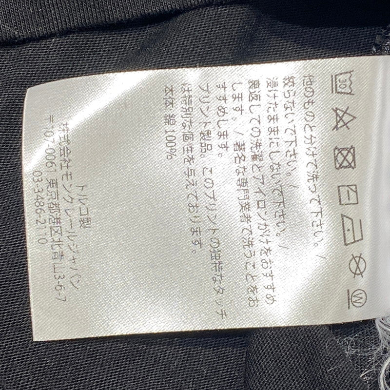 【中古品】【メンズ】 MONCLER モンクレール MESHDETAIL MAGLIA T-SHIRTS G20918C01164 8390Y メッシュディティール マリア Tシャツ 半袖 トップス 141-260809-sa-17-tei サイズ：S カラー：ブラック 万代Net店