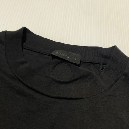 【中古品】【メンズ】 MONCLER モンクレール MESHDETAIL MAGLIA T-SHIRTS G20918C01164 8390Y メッシュディティール マリア Tシャツ 半袖 トップス 141-260809-sa-17-tei サイズ：S カラー：ブラック 万代Net店