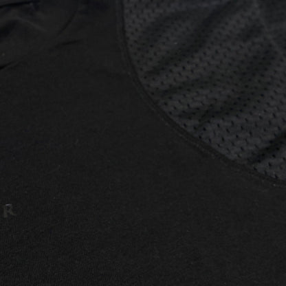 【中古品】【メンズ】 MONCLER モンクレール MESHDETAIL MAGLIA T-SHIRTS G20918C01164 8390Y メッシュディティール マリア Tシャツ 半袖 トップス 141-260809-sa-17-tei サイズ：S カラー：ブラック 万代Net店