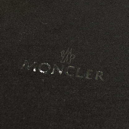 【中古品】【メンズ】 MONCLER モンクレール MESHDETAIL MAGLIA T-SHIRTS G20918C01164 8390Y メッシュディティール マリア Tシャツ 半袖 トップス 141-260809-sa-17-tei サイズ：S カラー：ブラック 万代Net店