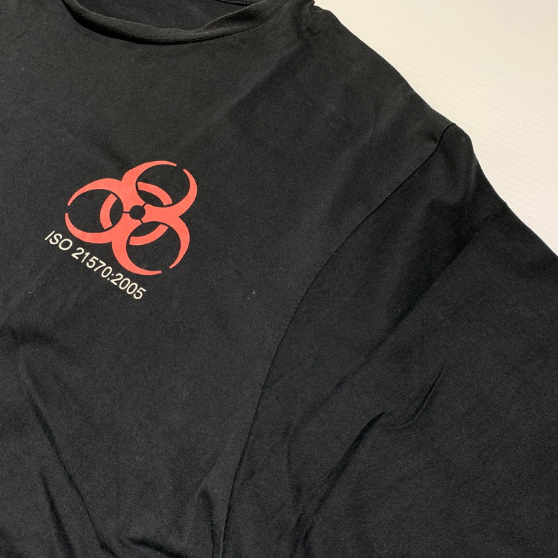 【中古品】【メンズ】 VETEMENT ヴェトモン GENETICALLY MODIFIED S/S TEE WAH18TR1 ジェネティックモディファイ ショートスリーブ Tシャツ 半袖 トップス 141-260809-ko-19-tei サイズ：M カラー：ブラック 万代Net店