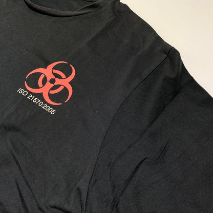 【中古品】【メンズ】 VETEMENT ヴェトモン GENETICALLY MODIFIED S/S TEE WAH18TR1 ジェネティックモディファイ ショートスリーブ Tシャツ 半袖 トップス 141-260809-ko-19-tei サイズ：M カラー：ブラック 万代Net店