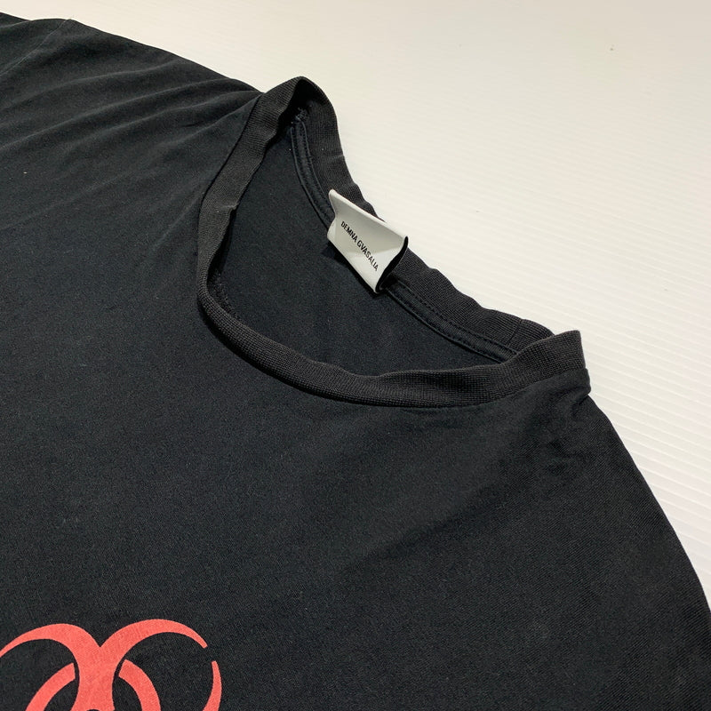 【中古品】【メンズ】 VETEMENT ヴェトモン GENETICALLY MODIFIED S/S TEE WAH18TR1 ジェネティックモディファイ ショートスリーブ Tシャツ 半袖 トップス 141-260809-ko-19-tei サイズ：M カラー：ブラック 万代Net店