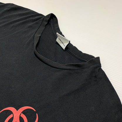 【中古品】【メンズ】 VETEMENT ヴェトモン GENETICALLY MODIFIED S/S TEE WAH18TR1 ジェネティックモディファイ ショートスリーブ Tシャツ 半袖 トップス 141-260809-ko-19-tei サイズ：M カラー：ブラック 万代Net店