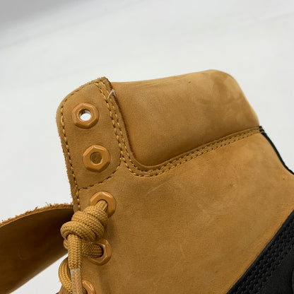【中古品】【メンズ】 Timberland ティンバーランド PREMIUM 6INCH LACE UP WATERPROOF BOOTS TB0A2P6WEMJ プレミアム 6インチ レースアップ ウォータープルーフ ブーツ 靴 164-260812-ko-02-tei サイズ：27.5cm カラー：ベージュ×ブラック 万代Net店