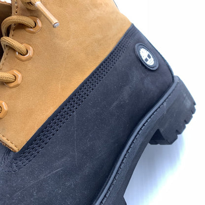 【中古品】【メンズ】 Timberland ティンバーランド PREMIUM 6INCH LACE UP WATERPROOF BOOTS TB0A2P6WEMJ プレミアム 6インチ レースアップ ウォータープルーフ ブーツ 靴 164-260812-ko-02-tei サイズ：27.5cm カラー：ベージュ×ブラック 万代Net店