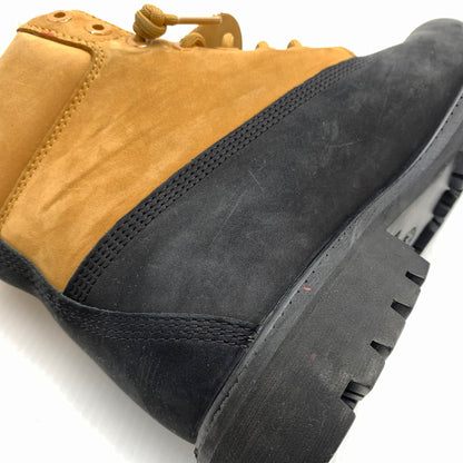 【中古品】【メンズ】 Timberland ティンバーランド PREMIUM 6INCH LACE UP WATERPROOF BOOTS TB0A2P6WEMJ プレミアム 6インチ レースアップ ウォータープルーフ ブーツ 靴 164-260812-ko-02-tei サイズ：27.5cm カラー：ベージュ×ブラック 万代Net店