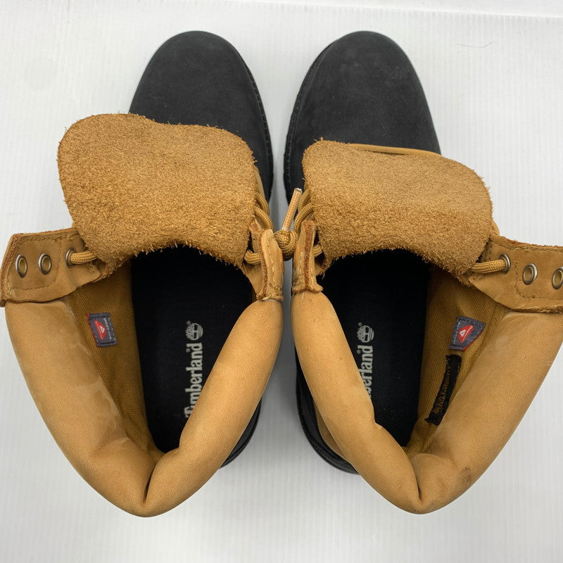 【中古品】【メンズ】 Timberland ティンバーランド PREMIUM 6INCH LACE UP WATERPROOF BOOTS TB0A2P6WEMJ プレミアム 6インチ レースアップ ウォータープルーフ ブーツ 靴 164-260812-ko-02-tei サイズ：27.5cm カラー：ベージュ×ブラック 万代Net店