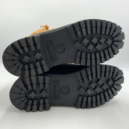 【中古品】【メンズ】 Timberland ティンバーランド PREMIUM 6INCH LACE UP WATERPROOF BOOTS TB0A2P6WEMJ プレミアム 6インチ レースアップ ウォータープルーフ ブーツ 靴 164-260812-ko-02-tei サイズ：27.5cm カラー：ベージュ×ブラック 万代Net店