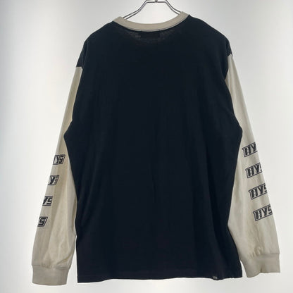 【現状渡し品】【メンズ】 HYSTERIC GLAMOUR ヒステリックグラマー L/S DART TRACK TEE 02261CL06 26SS ロング スリーブ ダート トラック Tシャツ 長袖 トップス 140-260808-sa-14-tei サイズ：L カラー：ブラック 万代Net店