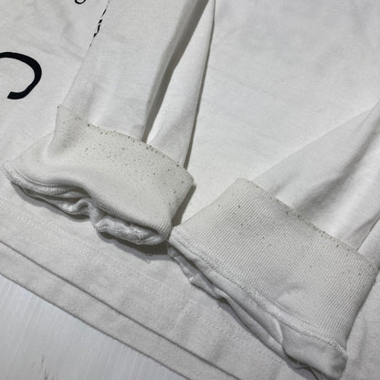 【現状渡し品】【メンズ】 NEIGHBORHOOD ネイバーフット 19AW ID C-TEE. L/S 2019年秋冬 アイディー コットン Tシャツ ロングスリーブ 長袖 トップス 142-260809-sa-16-tei サイズ：XL カラー：ホワイト 万代Net店