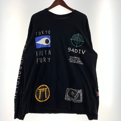 【中古品】【メンズ】 NEIGHBORHOOD ネイバーフッド NH. TEE LS-10 241PCNH-LT10 ネイバーフッド ロングスリーブ Tシャツ 長袖 トップス 142-260809-ko-21-tei サイズ：XL カラー：ブラック 万代Net店
