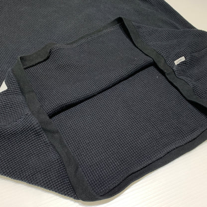 【中古品】【メンズ】 WTAPS ダブルタップス WAFFLE L/S COPO 211ATDT-CSM28 ワッフル ロングスリーブ Tシャツ 長袖 トップス サーマルカット 142-260809-ko-20-tei サイズ：03 カラー：ブラック 万代Net店