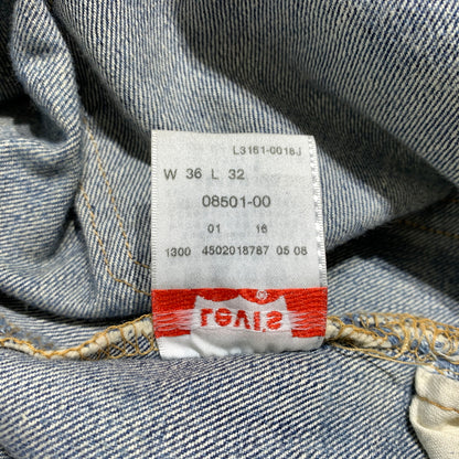 【中古品】【メンズ】 Levi's リーバイス 501 DENIM PANT デニムパンツ ボトムス ジーンズ ボタンフライ 156-260809-ko-34-tei サイズ：36 カラー：インディゴ 万代Net店