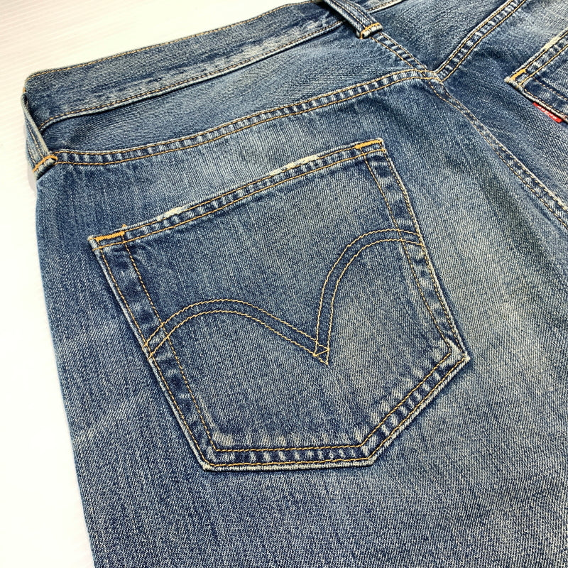 【中古品】【メンズ】 Levi's リーバイス 501 DENIM PANT デニムパンツ ボトムス ジーンズ ボタンフライ 156-260809-ko-34-tei サイズ：36 カラー：インディゴ 万代Net店