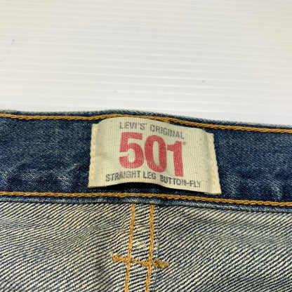 【中古品】【メンズ】 Levi's リーバイス 501 DENIM PANT デニムパンツ ボトムス ジーンズ ボタンフライ 156-260809-ko-34-tei サイズ：36 カラー：インディゴ 万代Net店