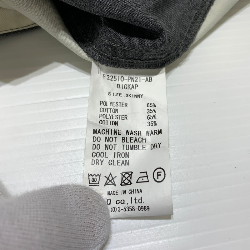 【中古品】【メンズ】 F.A.T. エフエーティー × RED CAP レッドキャップ 別注 コラボ 3TUCK WIDE PANT F32510-PN21-AB 3タック ワイ パンツ ボトムス チノパン 153-260809-ko-31-tei サイズ：SKINNY カラー：グレー 万代Net店