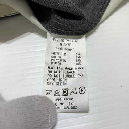 【中古品】【メンズ】 F.A.T. エフエーティー × RED CAP レッドキャップ 別注 コラボ 3TUCK WIDE PANT F32510-PN21-AB 3タック ワイ パンツ ボトムス チノパン 153-260809-ko-31-tei サイズ：SKINNY カラー：グレー 万代Net店