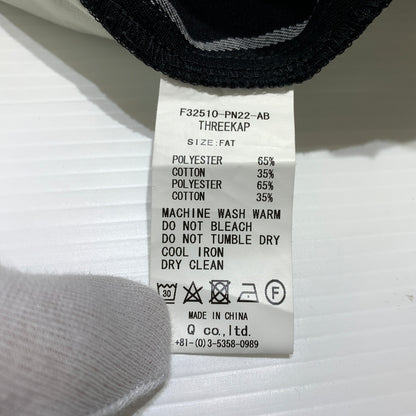 【中古品】【メンズ】 F.A.T. エフエーティー × RED CAP レッドキャップ 別注 コラボ 3TUCK WIDE PANT F32510-PN22-AB 3タック ワイドパンツ ボトムス チノパン 153-260809-ko-32-tei サイズ：FAT カラー：ストライプ 万代Net店
