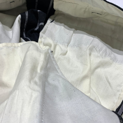 【中古品】【メンズ】 F.A.T. エフエーティー × RED CAP レッドキャップ 別注 コラボ 3TUCK WIDE PANT F32510-PN22-AB 3タック ワイドパンツ ボトムス チノパン 153-260809-ko-32-tei サイズ：FAT カラー：ストライプ 万代Net店