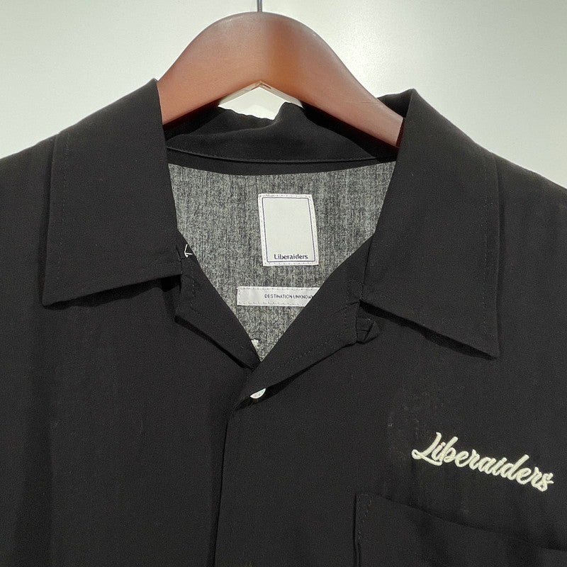 【中古品】【メンズ】 LIBERAIDERS リベレイダース 732012407 半袖シャツ 140-260818-nm-86-tei サイズ：M カラー：ブラック 万代Net店