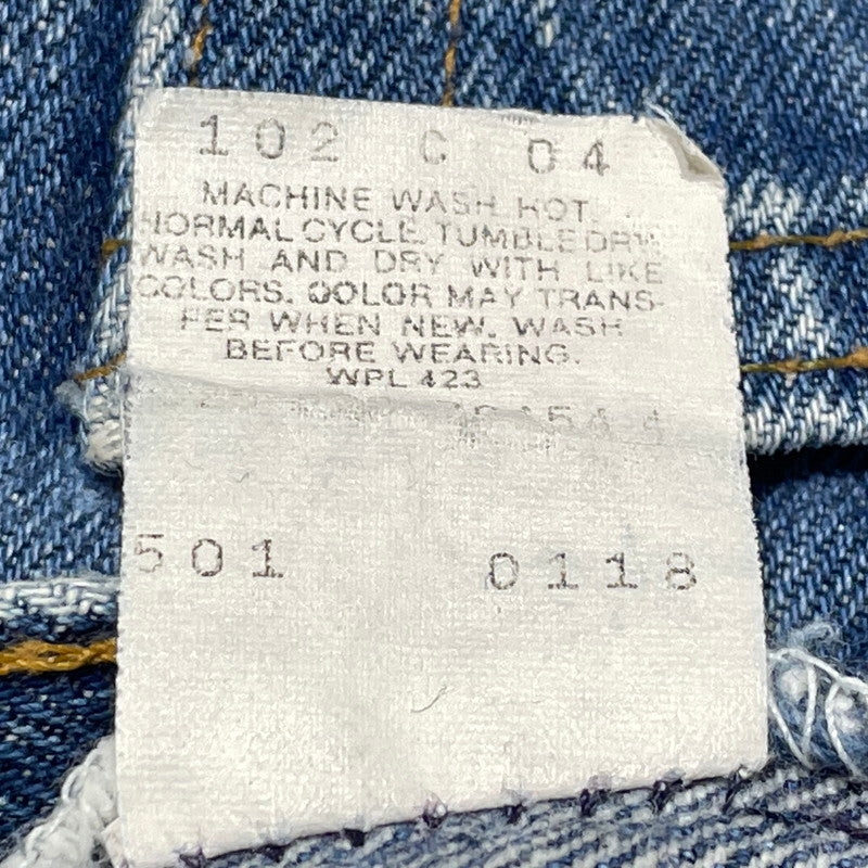 【中古品】【メンズ】 LEVI’S リーバイス 90’s 501 DENIM PANTS 90年代 501 デニム パンツ ボトムス ジーンズ 525 156-260809-sa-04-tei サイズ：32 カラー：インディゴ 万代Net店