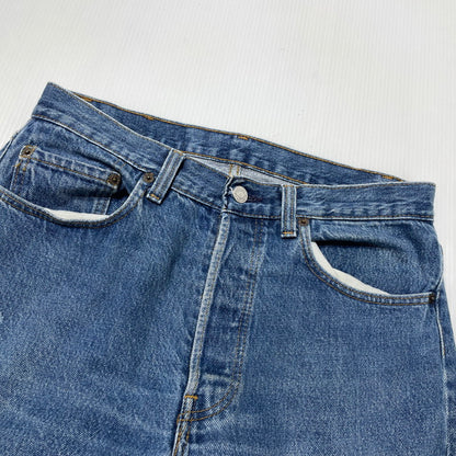 【中古品】【メンズ】 LEVI’S リーバイス 90’s 501 DENIM PANTS 90年代 501 デニム パンツ ボトムス ジーンズ 525 156-260809-sa-04-tei サイズ：32 カラー：インディゴ 万代Net店