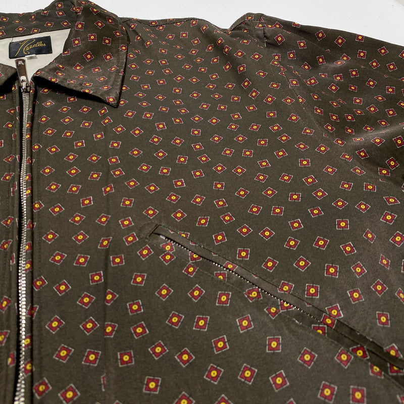 【中古品】【メンズ】 NEEDLES ニードルス 19SS FOG JACKET-R C SATEEN EJ052 2019年春夏 フォグ ジャケット サテン アウター 140-260809-sa-10-tei サイズ：M カラー：総柄 万代Net店