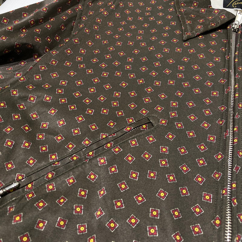 【中古品】【メンズ】 NEEDLES ニードルス 19SS FOG JACKET-R C SATEEN EJ052 2019年春夏 フォグ ジャケット サテン アウター 140-260809-sa-10-tei サイズ：M カラー：総柄 万代Net店