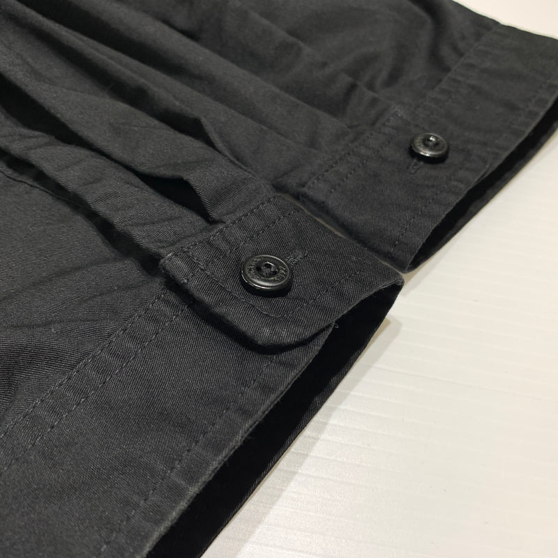 【中古品】【メンズ】 NEIGHBORHOOD ネイバーフッド × Dickies ディッキーズ 別注 コラボ LONGSLEEVE EC-SHIRT 221EVDKN-SHM01 ロングスリーブ ワークシャツ トップス ビックシルエット 142-260809-ko-23-tei サイズ：XL カラー：ブラック 万代Net店