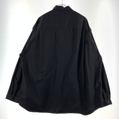 【中古品】【メンズ】 NEIGHBORHOOD ネイバーフッド × Dickies ディッキーズ 別注 コラボ LONGSLEEVE EC-SHIRT 221EVDKN-SHM01 ロングスリーブ ワークシャツ トップス ビックシルエット 142-260809-ko-23-tei サイズ：XL カラー：ブラック 万代Net店