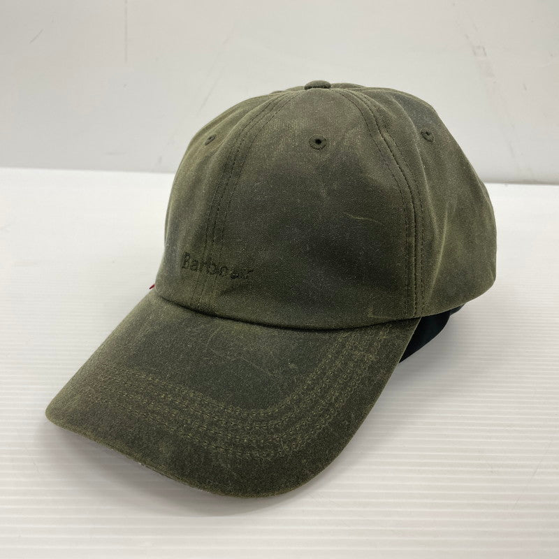 【中古品】【メンズ】 BARBOUR バブアー × LEVI'S リーバイス 別注コラボ WAX COTTON CAP 252MHA0912 ワックス コットン キャップ 帽子 185-260828-yo-21-teih サイズ：ONESIZE カラー：オリーブ 万代Net店