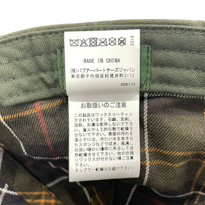 【中古品】【メンズ】 BARBOUR バブアー × LEVI'S リーバイス 別注コラボ WAX COTTON CAP 252MHA0912 ワックス コットン キャップ 帽子 185-260828-yo-21-teih サイズ：ONESIZE カラー：オリーブ 万代Net店