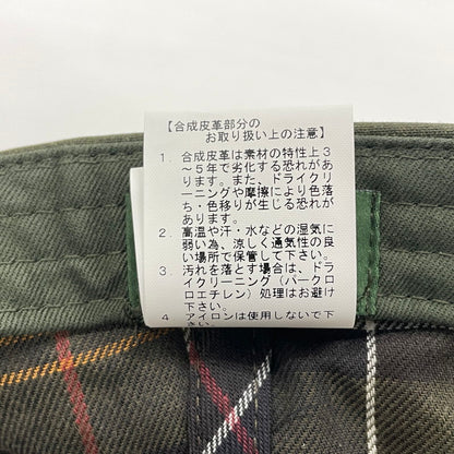 【中古品】【メンズ】 BARBOUR バブアー × LEVI'S リーバイス 別注コラボ WAX COTTON CAP 252MHA0912 ワックス コットン キャップ 帽子 185-260828-yo-21-teih サイズ：ONESIZE カラー：オリーブ 万代Net店