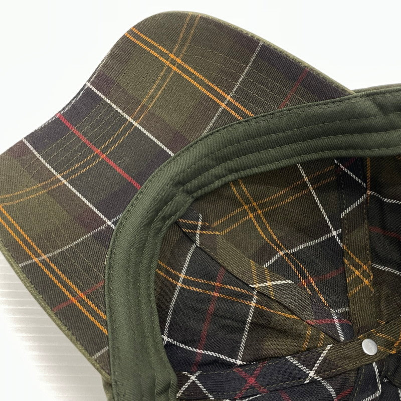 【中古品】【メンズ】 BARBOUR バブアー × LEVI'S リーバイス 別注コラボ WAX COTTON CAP 252MHA0912 ワックス コットン キャップ 帽子 185-260828-yo-21-teih サイズ：ONESIZE カラー：オリーブ 万代Net店