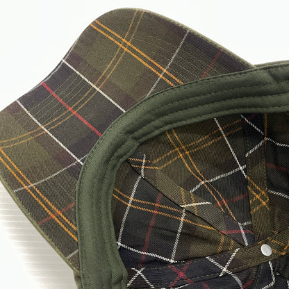 【中古品】【メンズ】 BARBOUR バブアー × LEVI'S リーバイス 別注コラボ WAX COTTON CAP 252MHA0912 ワックス コットン キャップ 帽子 185-260828-yo-21-teih サイズ：ONESIZE カラー：オリーブ 万代Net店