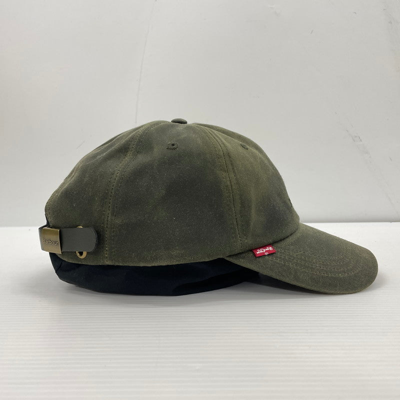 【中古品】【メンズ】 BARBOUR バブアー × LEVI'S リーバイス 別注コラボ WAX COTTON CAP 252MHA0912 ワックス コットン キャップ 帽子 185-260828-yo-21-teih サイズ：ONESIZE カラー：オリーブ 万代Net店