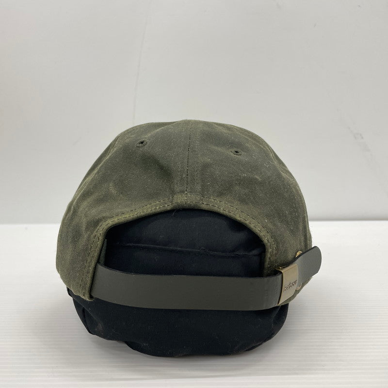 【中古品】【メンズ】 BARBOUR バブアー × LEVI'S リーバイス 別注コラボ WAX COTTON CAP 252MHA0912 ワックス コットン キャップ 帽子 185-260828-yo-21-teih サイズ：ONESIZE カラー：オリーブ 万代Net店