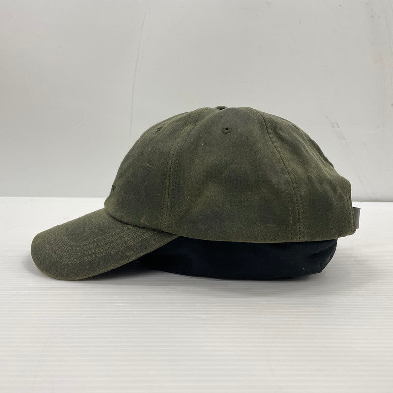 【中古品】【メンズ】 BARBOUR バブアー × LEVI'S リーバイス 別注コラボ WAX COTTON CAP 252MHA0912 ワックス コットン キャップ 帽子 185-260828-yo-21-teih サイズ：ONESIZE カラー：オリーブ 万代Net店