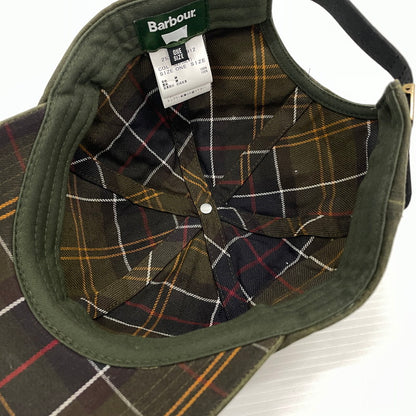 【中古品】【メンズ】 BARBOUR バブアー × LEVI'S リーバイス 別注コラボ WAX COTTON CAP 252MHA0912 ワックス コットン キャップ 帽子 185-260828-yo-21-teih サイズ：ONESIZE カラー：オリーブ 万代Net店
