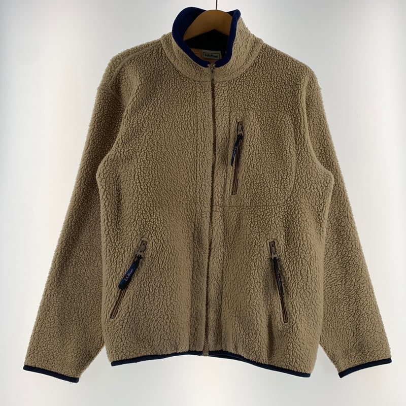 【現状渡し品】【メンズ】 L.L.Bean エルエルビーン -90's ZIP UP FLEECE JACKET VINTAGE -90年代 ジップフリースジャケット ライトアウター ヴィンテージ 144-260809-ko-29-tei サイズ：不明 カラー：ベージュ系/アイボリー系 万代Net店
